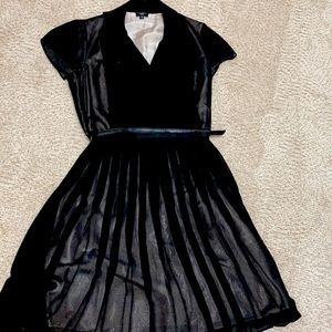 Talbots sassy black dress size 12 petite